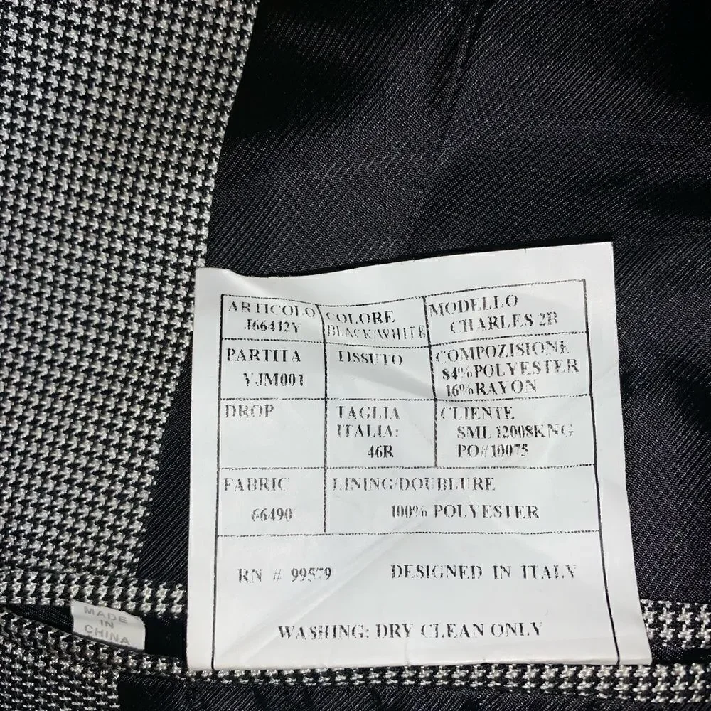 Gerald Austin Charles 2B Houndstooth Blazer